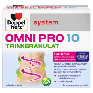 Abbildung der Produktverpackung Doppelherz system OMNI PRO 10 Frontansicht